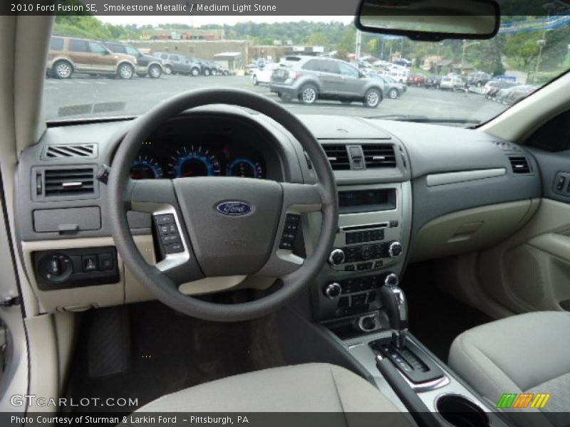 Smokestone Metallic / Medium Light Stone 2010 Ford Fusion SE