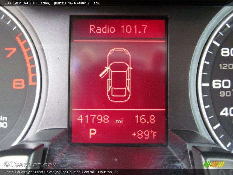 Quartz Gray Metallic / Black 2010 Audi A4 2.0T Sedan