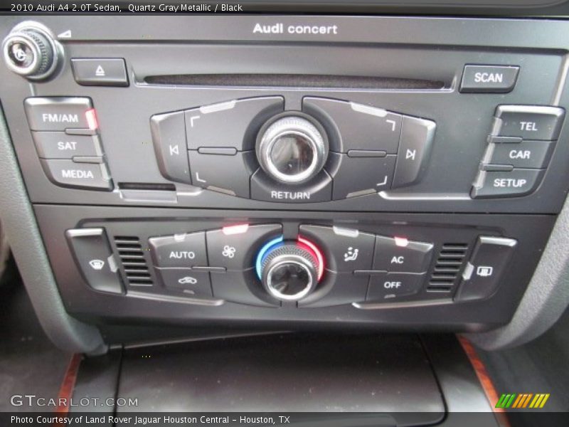 Quartz Gray Metallic / Black 2010 Audi A4 2.0T Sedan