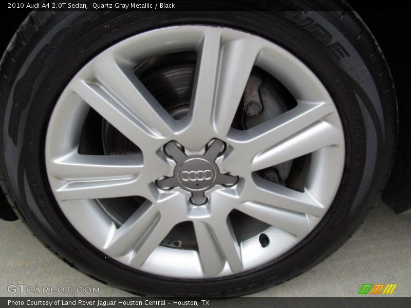 Quartz Gray Metallic / Black 2010 Audi A4 2.0T Sedan