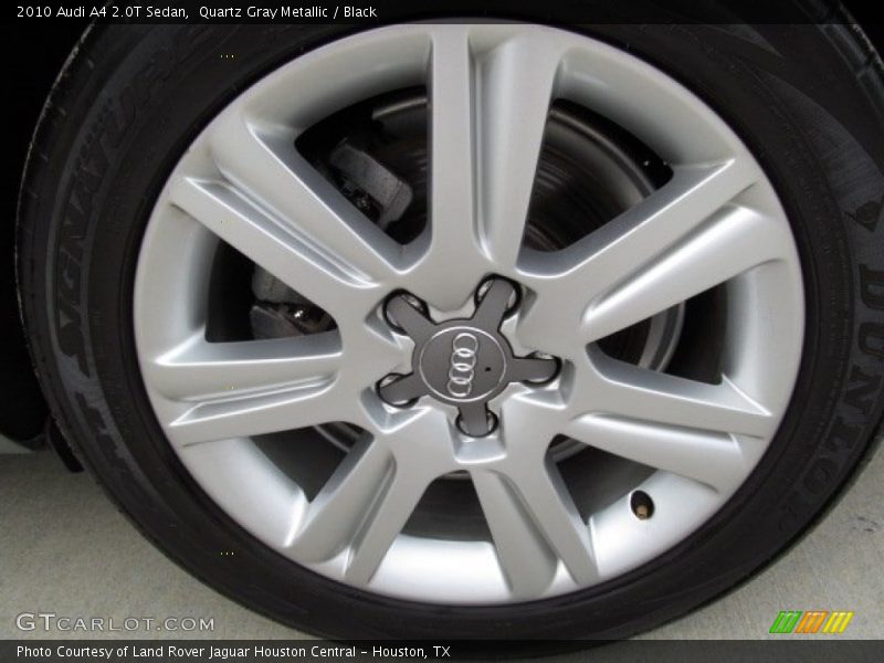 Quartz Gray Metallic / Black 2010 Audi A4 2.0T Sedan
