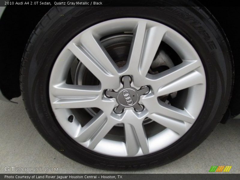Quartz Gray Metallic / Black 2010 Audi A4 2.0T Sedan