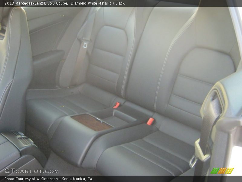 Diamond White Metallic / Black 2013 Mercedes-Benz E 350 Coupe