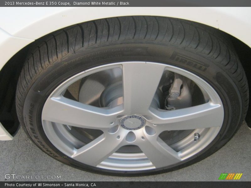 Diamond White Metallic / Black 2013 Mercedes-Benz E 350 Coupe
