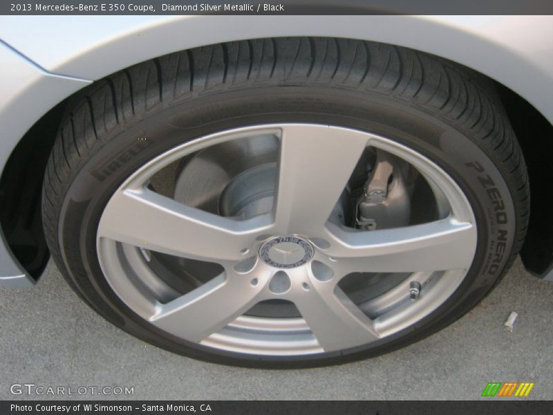 Diamond Silver Metallic / Black 2013 Mercedes-Benz E 350 Coupe