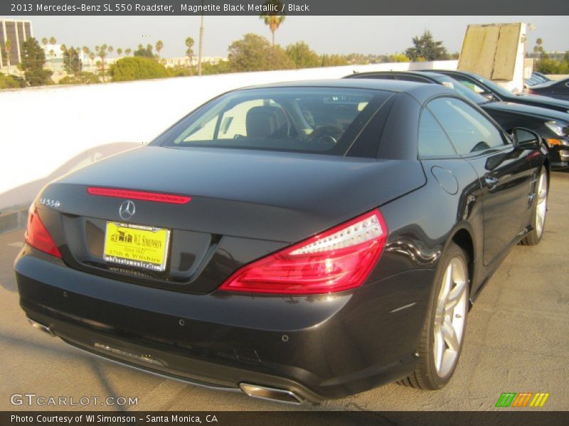 Magnetite Black Metallic / Black 2013 Mercedes-Benz SL 550 Roadster