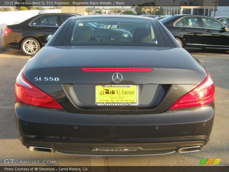 Magnetite Black Metallic / Black 2013 Mercedes-Benz SL 550 Roadster