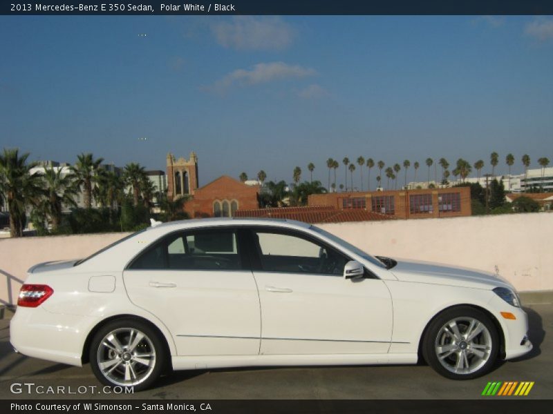 Polar White / Black 2013 Mercedes-Benz E 350 Sedan