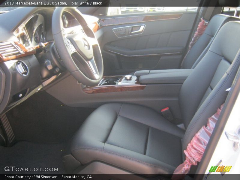 Polar White / Black 2013 Mercedes-Benz E 350 Sedan