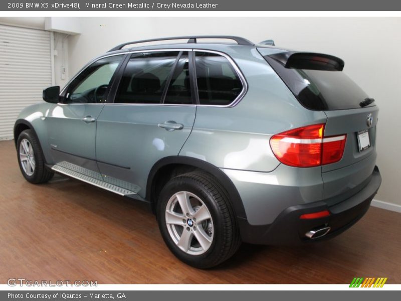 Mineral Green Metallic / Grey Nevada Leather 2009 BMW X5 xDrive48i