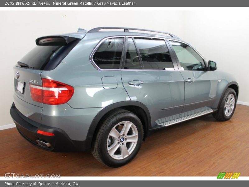 Mineral Green Metallic / Grey Nevada Leather 2009 BMW X5 xDrive48i