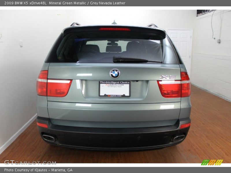 Mineral Green Metallic / Grey Nevada Leather 2009 BMW X5 xDrive48i