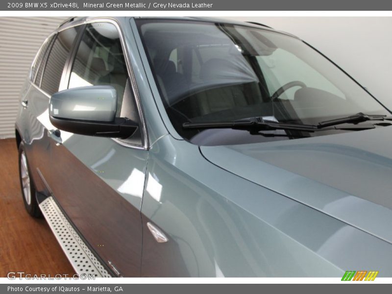 Mineral Green Metallic / Grey Nevada Leather 2009 BMW X5 xDrive48i
