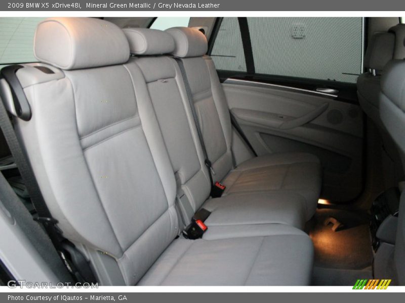Mineral Green Metallic / Grey Nevada Leather 2009 BMW X5 xDrive48i