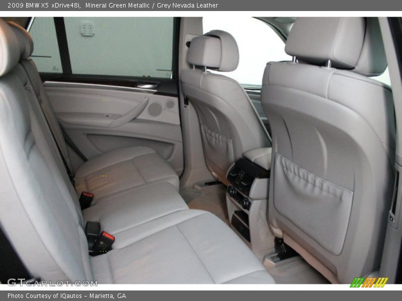 Mineral Green Metallic / Grey Nevada Leather 2009 BMW X5 xDrive48i