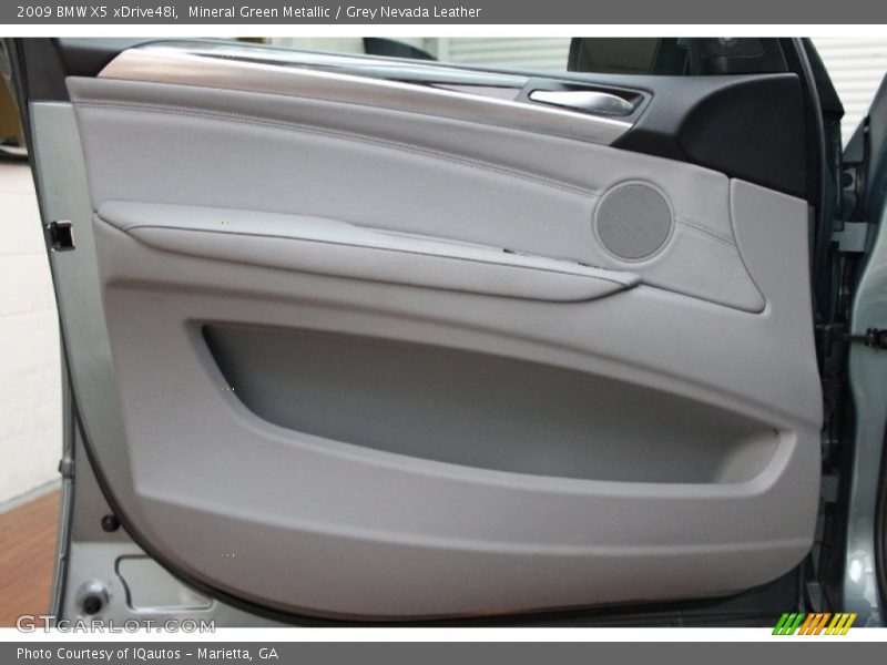 Mineral Green Metallic / Grey Nevada Leather 2009 BMW X5 xDrive48i