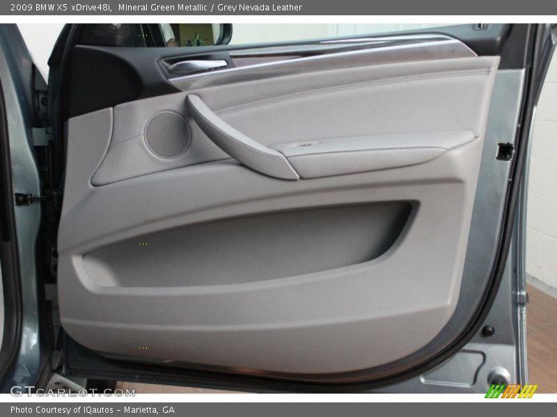 Mineral Green Metallic / Grey Nevada Leather 2009 BMW X5 xDrive48i