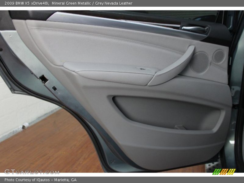 Mineral Green Metallic / Grey Nevada Leather 2009 BMW X5 xDrive48i