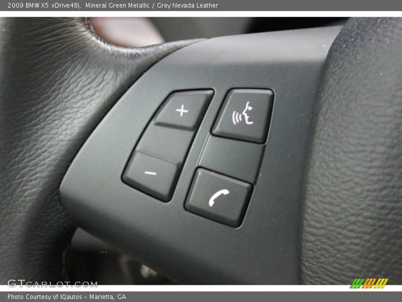 Mineral Green Metallic / Grey Nevada Leather 2009 BMW X5 xDrive48i