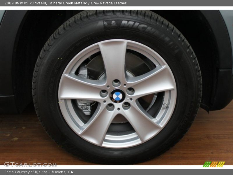 Mineral Green Metallic / Grey Nevada Leather 2009 BMW X5 xDrive48i