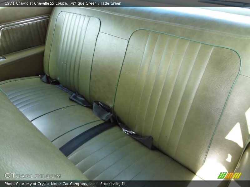Rear Seat of 1971 Chevelle SS Coupe
