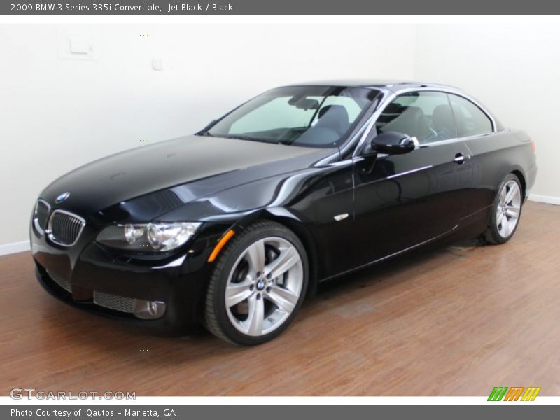 Front 3/4 View of 2009 3 Series 335i Convertible