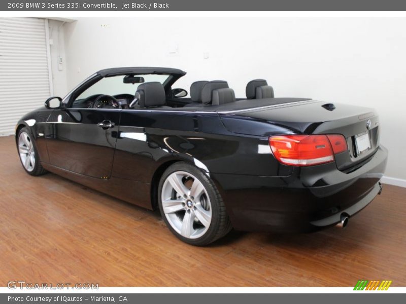 Jet Black / Black 2009 BMW 3 Series 335i Convertible