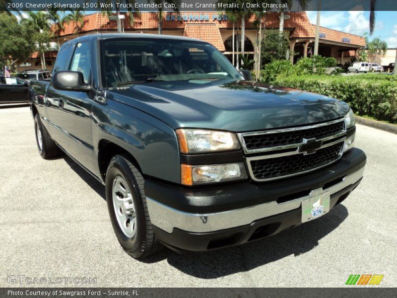 Blue Granite Metallic / Dark Charcoal 2006 Chevrolet Silverado 1500 Work Truck Extended Cab