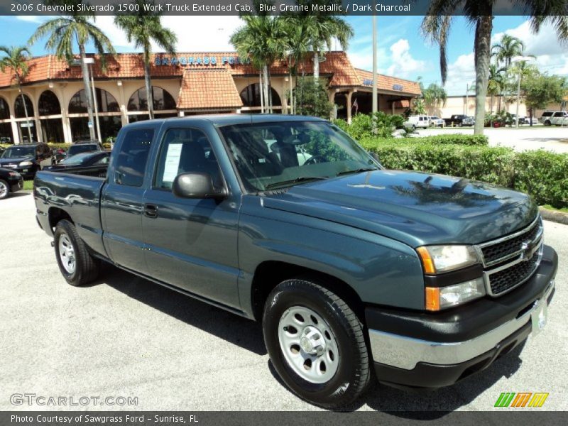 Blue Granite Metallic / Dark Charcoal 2006 Chevrolet Silverado 1500 Work Truck Extended Cab