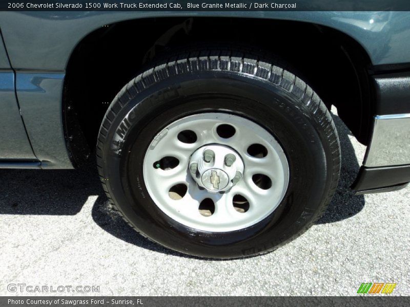 Blue Granite Metallic / Dark Charcoal 2006 Chevrolet Silverado 1500 Work Truck Extended Cab