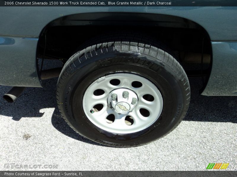 Blue Granite Metallic / Dark Charcoal 2006 Chevrolet Silverado 1500 Work Truck Extended Cab