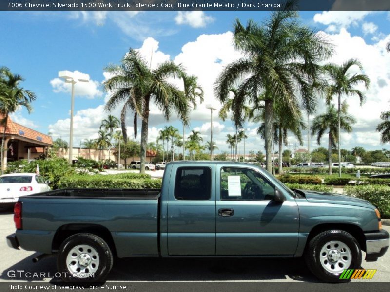 Blue Granite Metallic / Dark Charcoal 2006 Chevrolet Silverado 1500 Work Truck Extended Cab