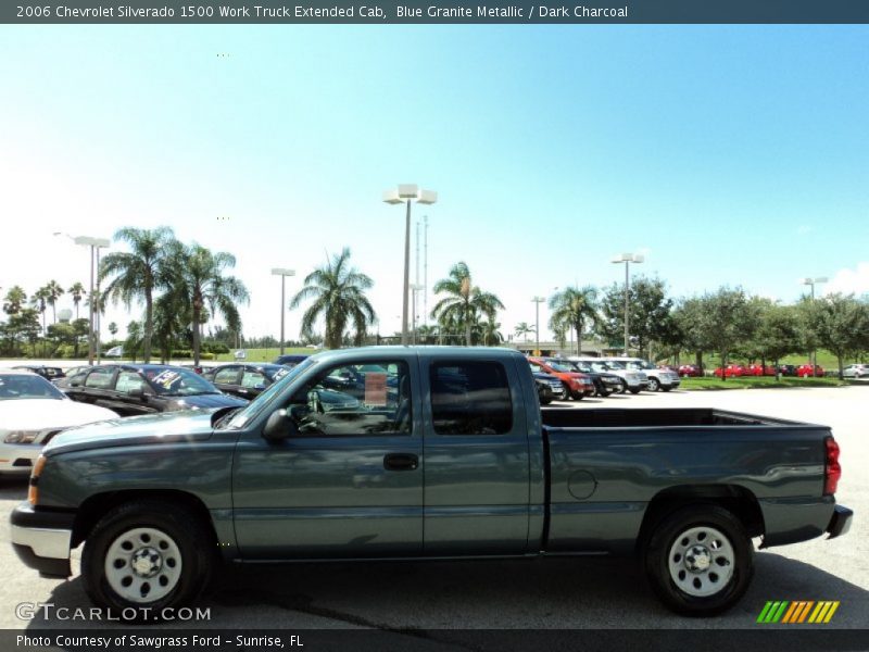 Blue Granite Metallic / Dark Charcoal 2006 Chevrolet Silverado 1500 Work Truck Extended Cab