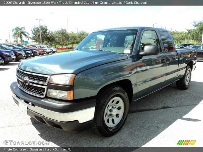 Blue Granite Metallic / Dark Charcoal 2006 Chevrolet Silverado 1500 Work Truck Extended Cab