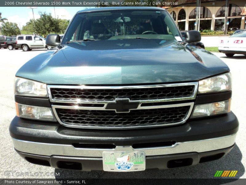 Blue Granite Metallic / Dark Charcoal 2006 Chevrolet Silverado 1500 Work Truck Extended Cab