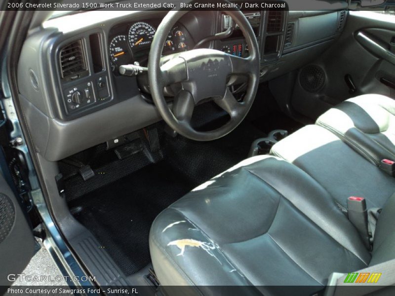 Blue Granite Metallic / Dark Charcoal 2006 Chevrolet Silverado 1500 Work Truck Extended Cab