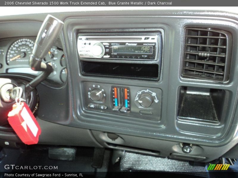 Blue Granite Metallic / Dark Charcoal 2006 Chevrolet Silverado 1500 Work Truck Extended Cab