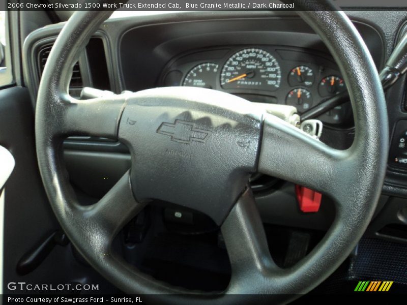 Blue Granite Metallic / Dark Charcoal 2006 Chevrolet Silverado 1500 Work Truck Extended Cab