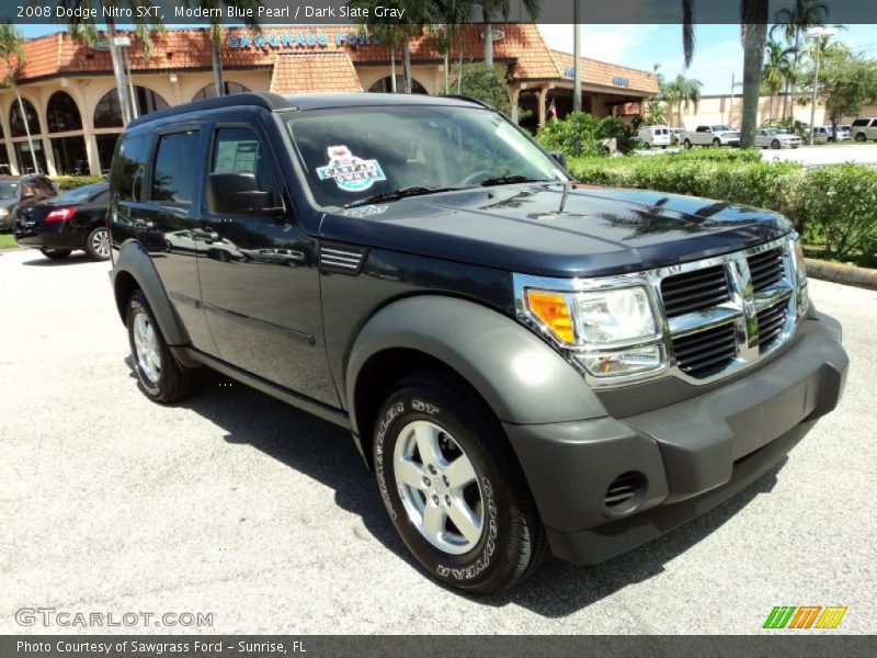 Modern Blue Pearl / Dark Slate Gray 2008 Dodge Nitro SXT
