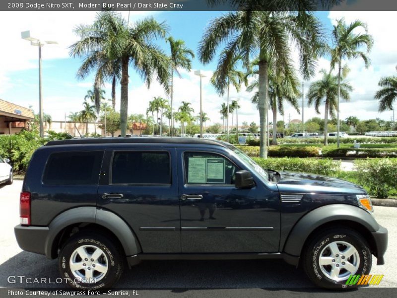 Modern Blue Pearl / Dark Slate Gray 2008 Dodge Nitro SXT