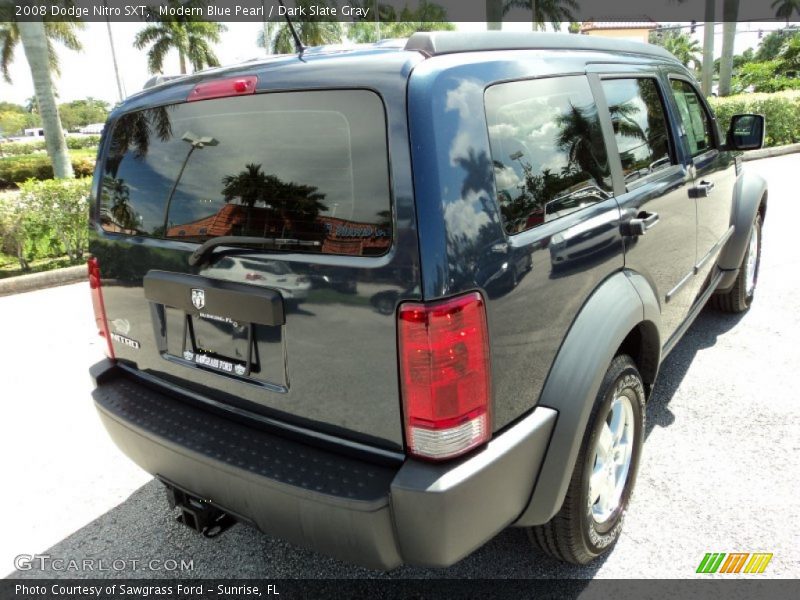 Modern Blue Pearl / Dark Slate Gray 2008 Dodge Nitro SXT