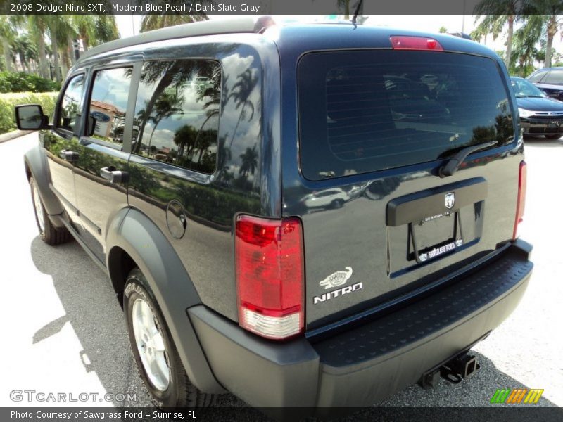 Modern Blue Pearl / Dark Slate Gray 2008 Dodge Nitro SXT
