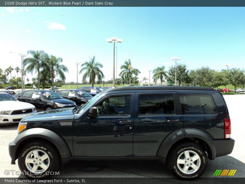 Modern Blue Pearl / Dark Slate Gray 2008 Dodge Nitro SXT