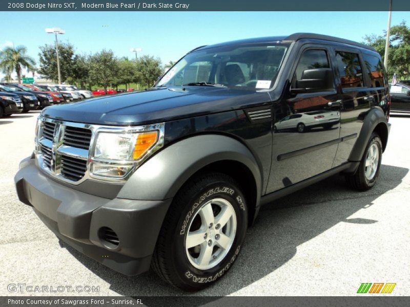 Modern Blue Pearl / Dark Slate Gray 2008 Dodge Nitro SXT