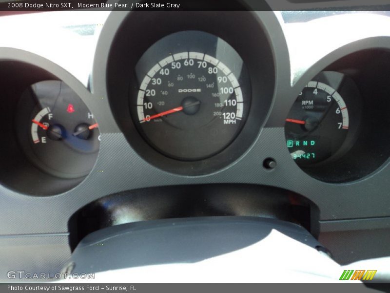 Modern Blue Pearl / Dark Slate Gray 2008 Dodge Nitro SXT