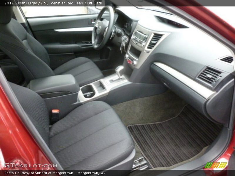 Venetian Red Pearl / Off Black 2012 Subaru Legacy 2.5i