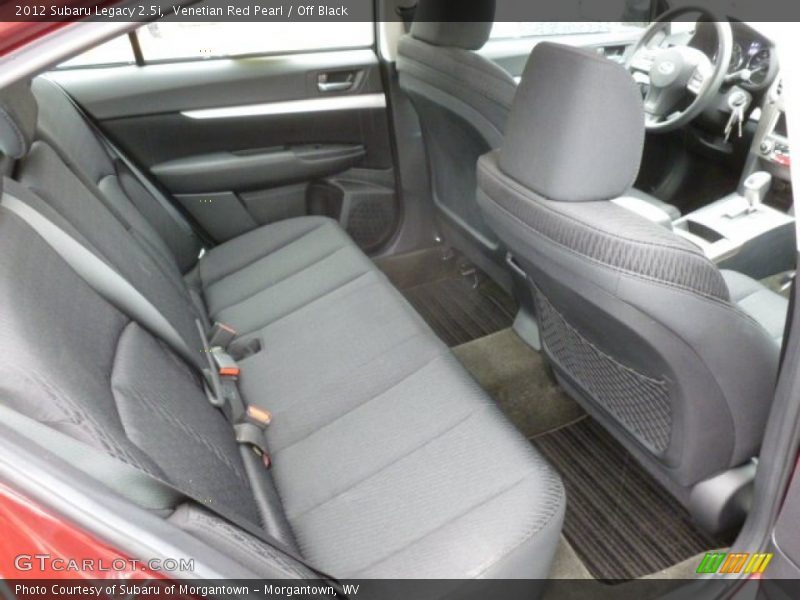 Venetian Red Pearl / Off Black 2012 Subaru Legacy 2.5i
