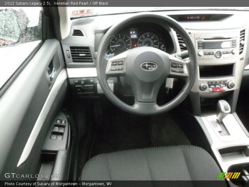 Venetian Red Pearl / Off Black 2012 Subaru Legacy 2.5i
