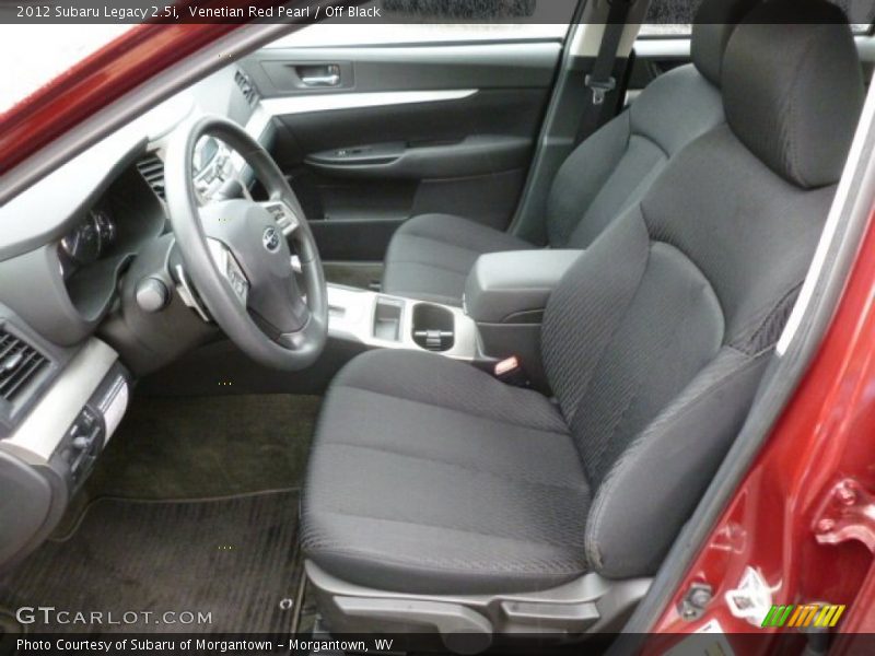 Venetian Red Pearl / Off Black 2012 Subaru Legacy 2.5i
