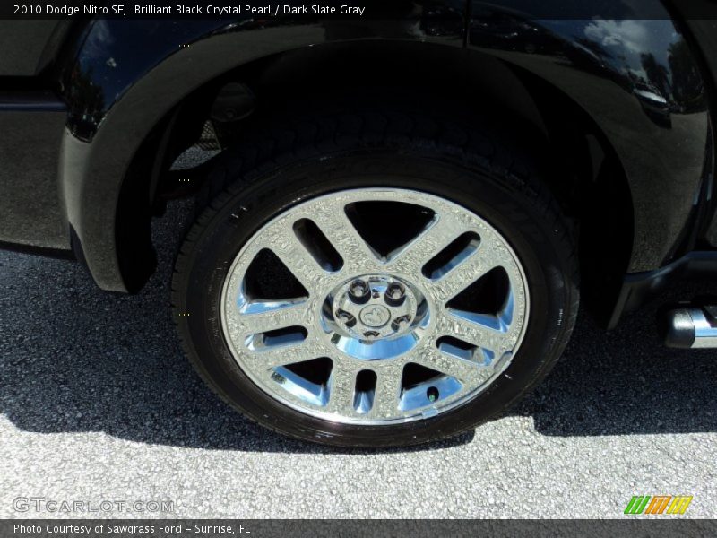 Brilliant Black Crystal Pearl / Dark Slate Gray 2010 Dodge Nitro SE